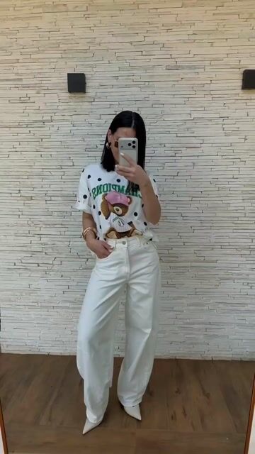 Video de Calça Balloon Serena Off White