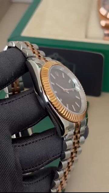 Video de Datejust 40mm - AÇO COM ROSE/MOSTRADOR MARROM
