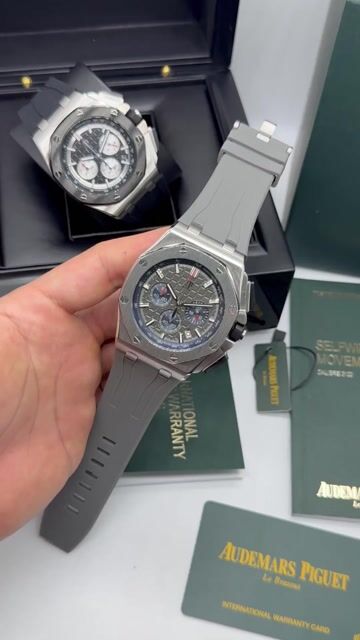 Video de Audemars Piguet Royal Oak Offshore 44mm - AÇO/MOSTRADOR CINZA - SILICONE