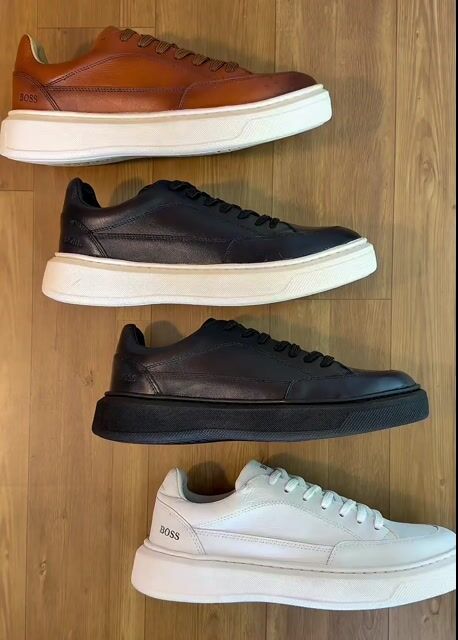 Vídeo de Tênis Casual Boss Elegance Couro Nobre