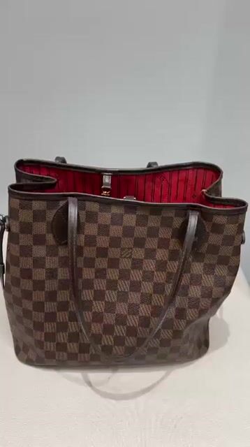 Vídeo de Bolsa Louis Vuitton Hampstead Damier Ebene