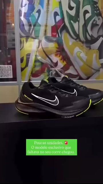 Vídeo de Tênis Esportivo Air Zoom 04 - solado em Eva - Super Leve