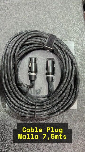 Video de Cable XLR para Micrófono Sound Barrier USMCN25 Profesional OFC Conectores Plateados