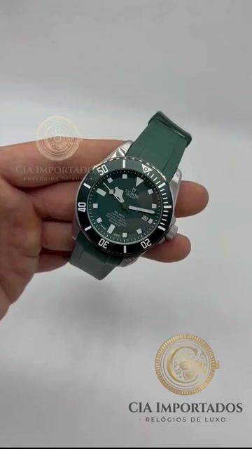 Vídeo de Pelagos Relógio Premium Verde Masculino | CIA IMPORTADOS
