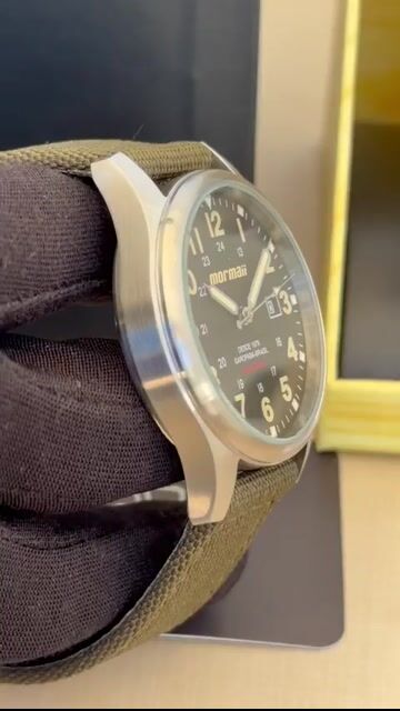 Video de Mormaii Steel Basic - MO2115BS/2V 39mm - AÇO/MOSTRADOR PRETO - NYLON