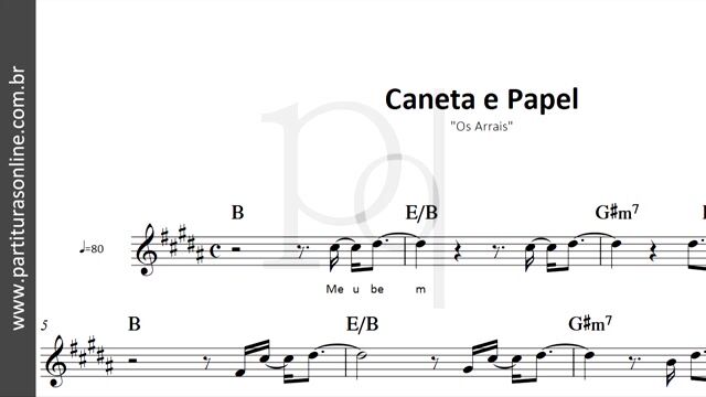 Vídeo de Caneta e Papel • Os Arrais