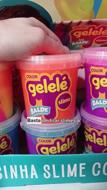 Video de Gelele Slime Color Balde 457G
