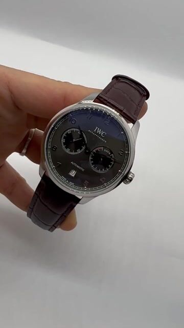 Video de IWC Chronograph 43mm - AÇO/MOSTRADOR PRETO - COURO