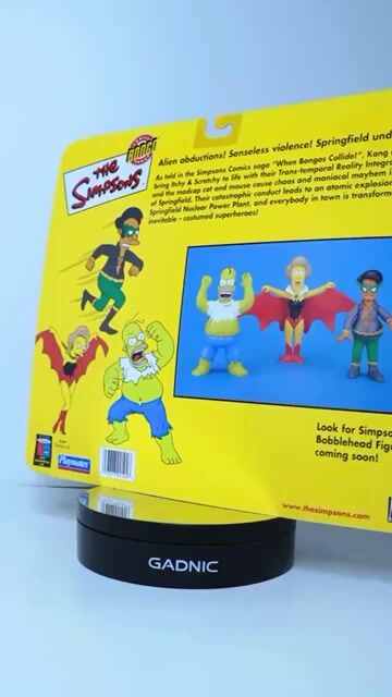 Video de Set 3 Figuras Los Simpsons Playmates 2002