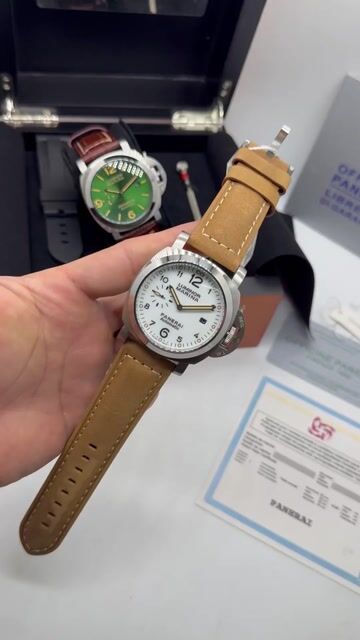 Video de Panerai Luminor Marina 47mm - AÇO/MOSTRADOR BRANCO - COURO