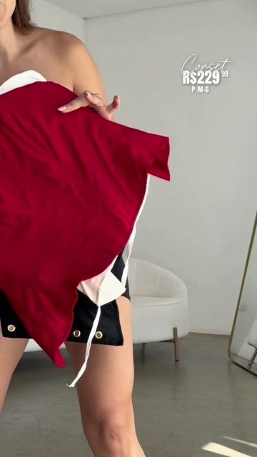 Video de Corset Com Amarração Emilly