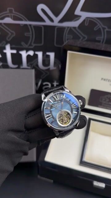 Video de Patek Philippe Tourbilion 42mm - Mostrador azul perolado