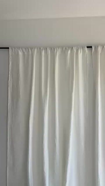 Video de Juego de Cortinas Tussor - Medida 220x140 - BLANCO