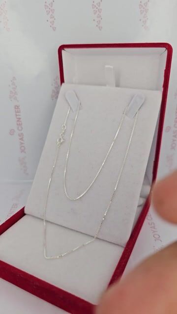 Video de Cadena Collar Plata 925 Veneciana 45 Cm 1.8 Gramos C1941 Plateado