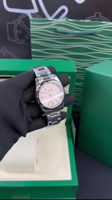 Video de Oyster Perpetual 38mm - AÇO/MOSTRADOR ROSA