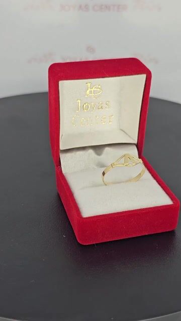 Video de Anillo Oro 18k Rojo O Amarillo Inicial Calado 1 Gr C2088