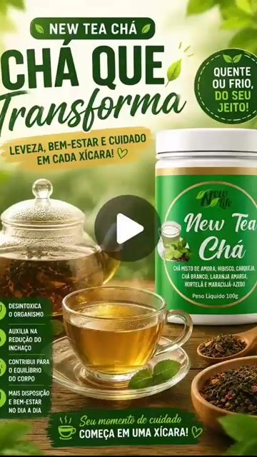 Vídeo de New tea Chá