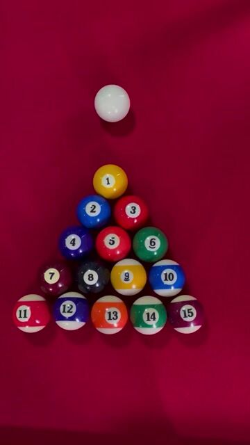 Video de Bola de Pool N°15 Profesional 57mm