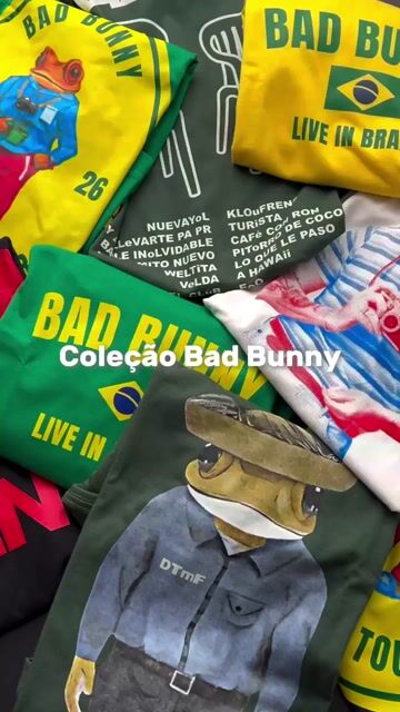Camiseta I Love Bad Bunny