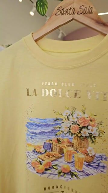 Vídeo de CROPPED TEE DOLCE AMARELO