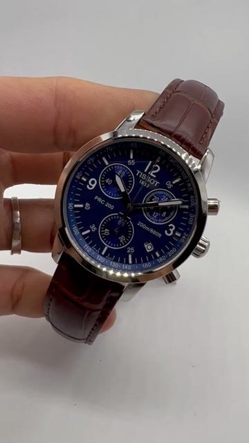 Video de Tissot PRC 200 Chronograph 39mm - AÇO/ MOSTRADOR AZUL - COURO