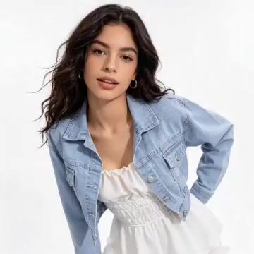 Video de Chamara Corta de Mezclilla Light Blue Essential