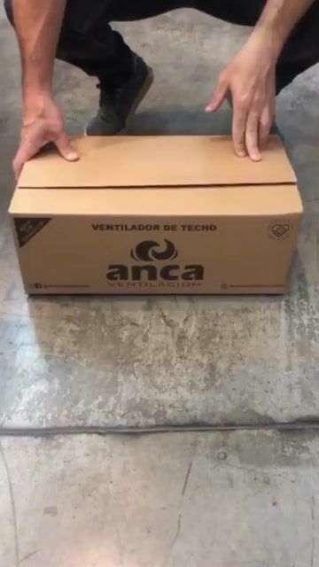 Video de Ventilador de techo ANCA blanco c/palas enteras metalicas c/plafon led blanco 12W