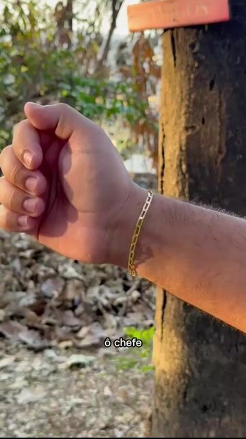 Video de Pulseira Laminada 3 Banhada a Ouro 18k