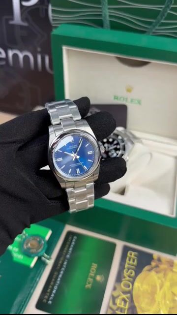Video de Oyster Perpetual 36mm - AÇO/MOSTRADOR AZUL