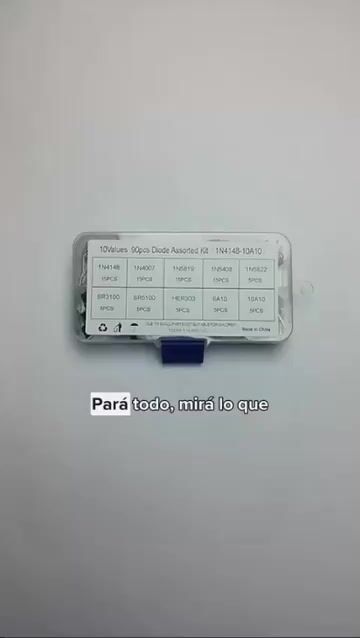 Video de Kit 90 Diodos Rectificador Y Schottky 10 Valores En Caja