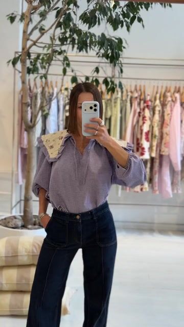 Video de Blusa Miel Cuadrillé