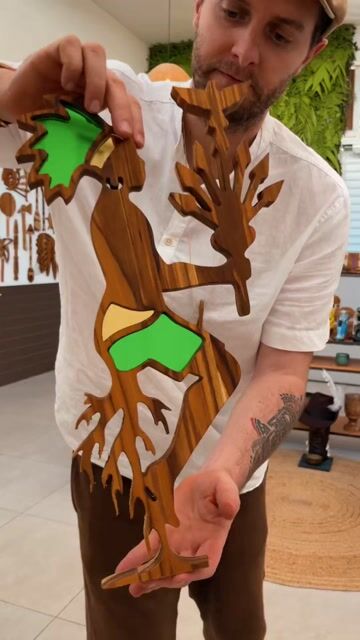 Vídeo de Ossain Espelhado - 45cm Alt