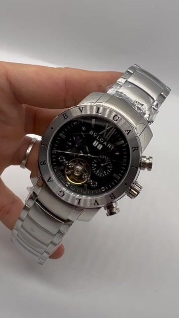 Video de Bvlgari Iron Man Tourbillon 47mm - AÇO/MOSTRADOR PRETO