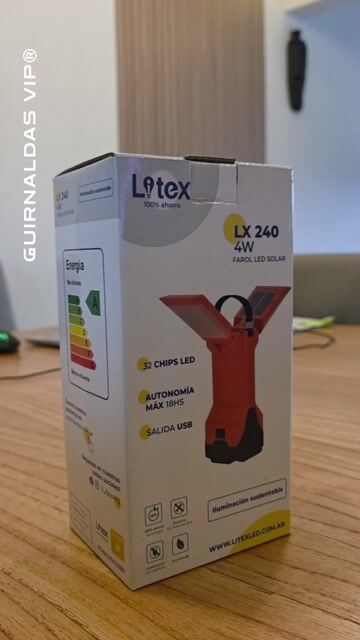 Video de Farol emergencia cargador celular solar litio