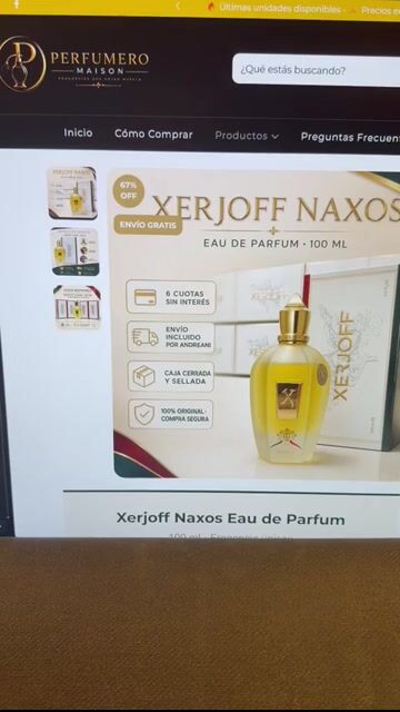 Video de Perfume Xerjoff Naxos EDP 100 ml Original Sellado | 6 Cuotas sin Interés + Envío Incluido
