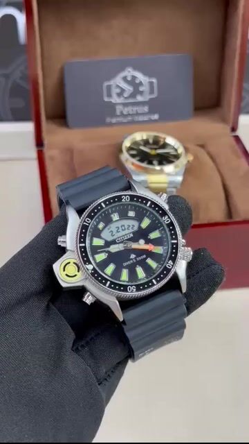 Video de Citizen Promaster Aqualand 39mm - AÇO/MOSTRADOR PRETO - SILICONE