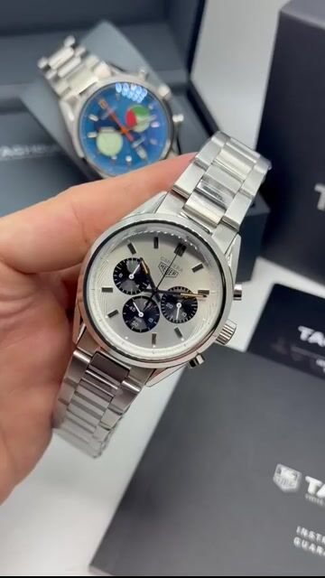 Video de TAG Heuer Carrera 44mm - AÇO/MOSTRADOR BRANCO