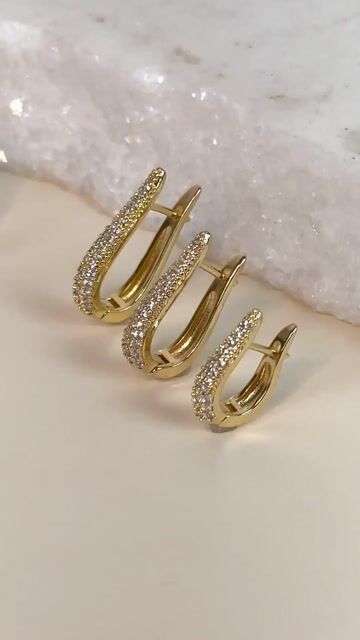 Vídeo de Trio Argola Zircônias Cristal | Banhado a Prata