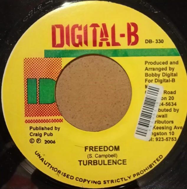 Video de 7” Turbulence - Freedom / Rhythm Sunshine (Digital-B) EX