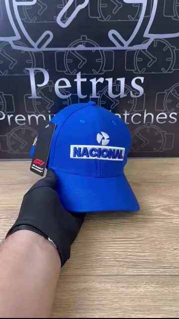 Video de Boné Ayrton Senna azul