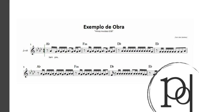 Vídeo de Exemplo de Obra · CCB