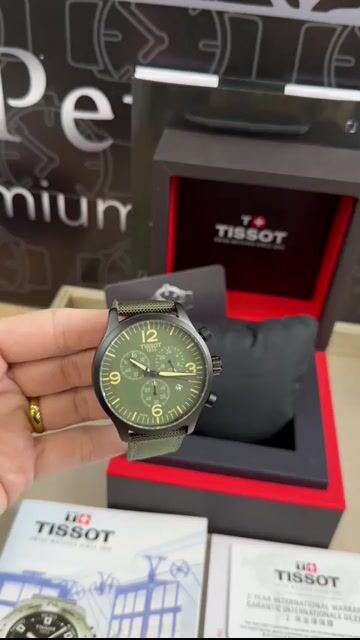 Video de Tissot 44mm - AÇO/MOSTRADOR VERDE - NYLON