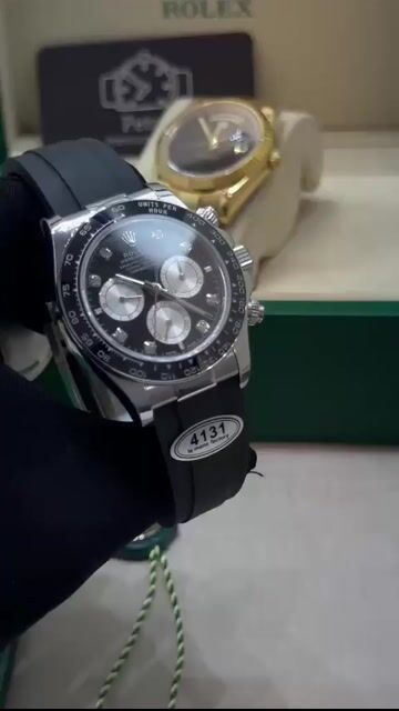Video de Daytona BASE ETA/Clone 39mm - AÇO/MOSTRADOR PRETO