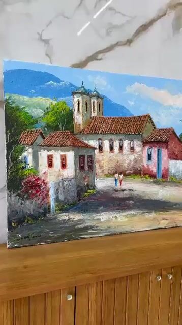 Vídeo de Pintura em Tela 120x80cm | Artista: Genival Cruz.