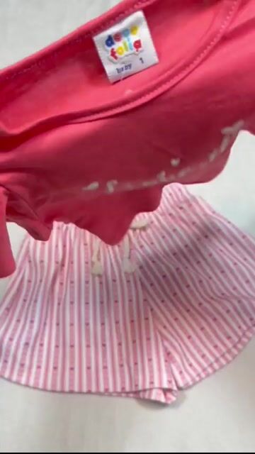 Video de Conjunto Infantil Menina Love It Rosa