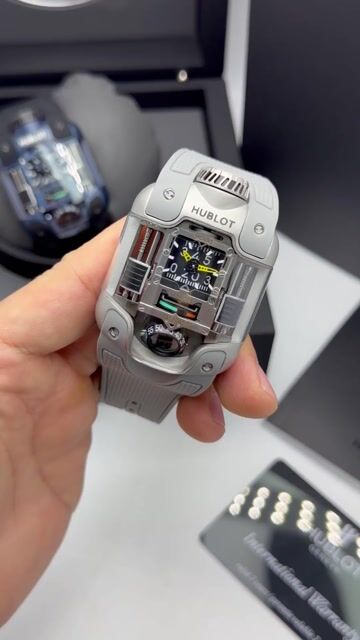 Video de Hublot MP-10 41mm - AÇO BRANCO/MOSTRADOR - SILICONE