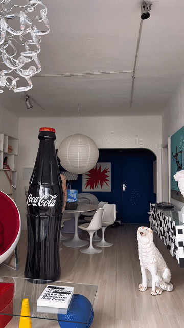 Vídeo de Escultura Coca-Cola Gigante