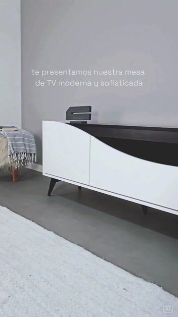 Video de Mesa para Smart TV curva 140x53x35 cm
