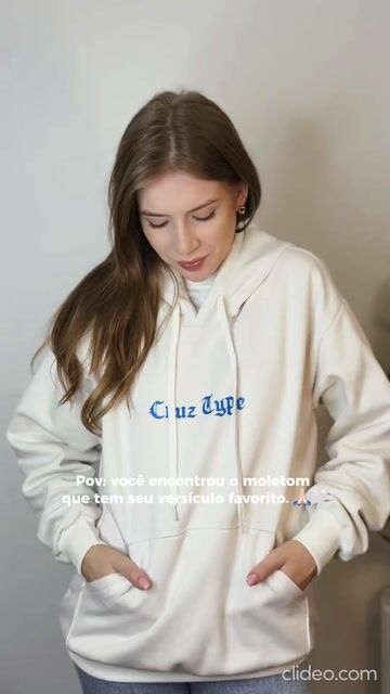 Vídeo de Moletom Oversized Streetwear Isaías 40:31