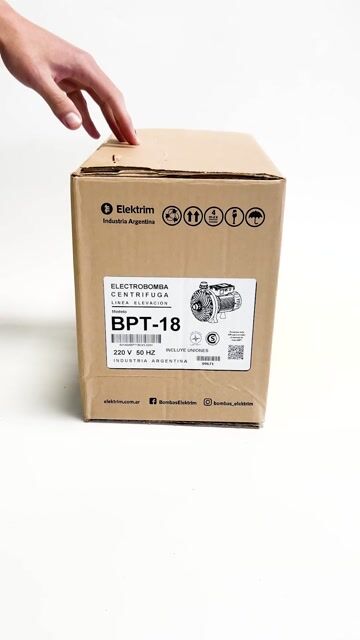 Video de Bomba centrífuga BPT 18 0,33 HP monofásica 220 V | Elektrim